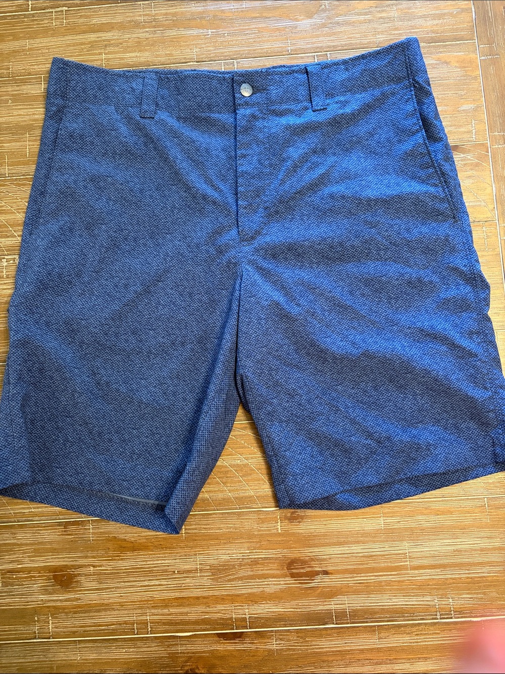 Callaway Men's Navy Micro-Pattern Flat Front Shorts
